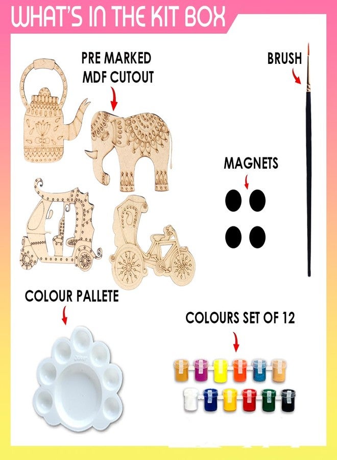 Solobolo Painting Kit for Kids 6-12 | Art & Craft for Girls 9-12 | Return Birthday Gift | Truck Art | Gift for Boys Girls 6-15 - Wood, Brown - Image 2